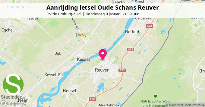 Aanrijding letsel Oude Schans Reuver