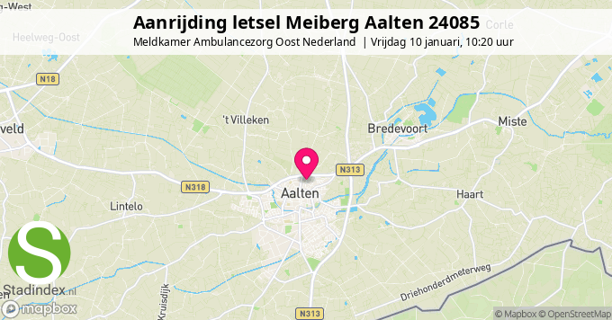 Aanrijding letsel Meiberg Aalten 24085