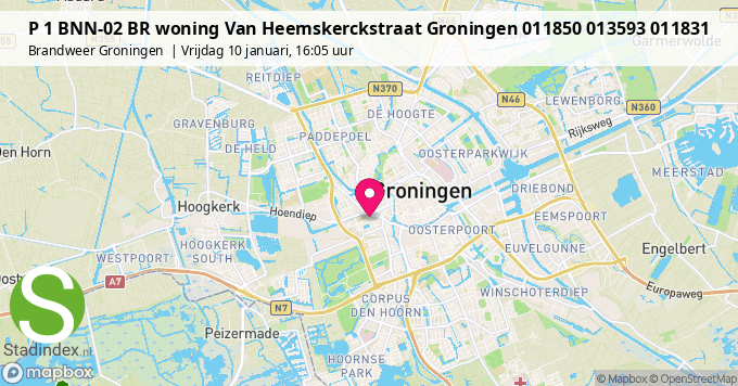 P 1 BNN-02 BR woning Van Heemskerckstraat Groningen 011850 013593 011831