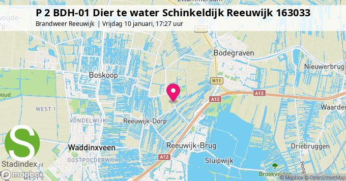 P 2 BDH-01 Dier te water Schinkeldijk Reeuwijk 163033