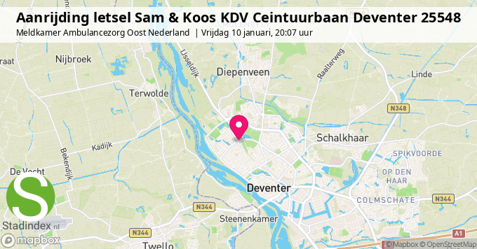 Aanrijding letsel Sam & Koos KDV Ceintuurbaan Deventer 25548