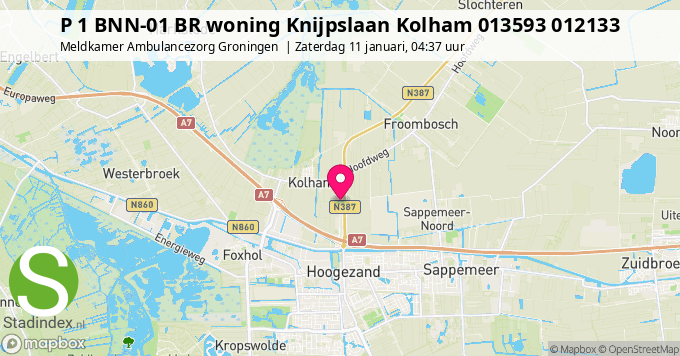 P 1 BNN-01 BR woning Knijpslaan Kolham 013593 012133