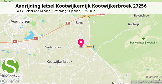 Aanrijding letsel Kootwijkerdijk Kootwijkerbroek 27256