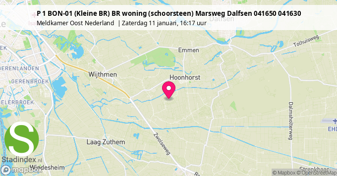 P 1 BON-01 (Kleine BR) BR woning (schoorsteen) Marsweg Dalfsen 041650 041630