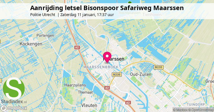 Aanrijding letsel Bisonspoor Safariweg Maarssen