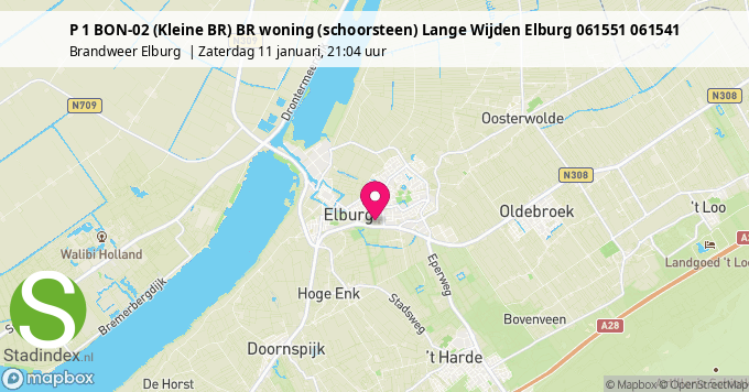 P 1 BON-02 (Kleine BR) BR woning (schoorsteen) Lange Wijden Elburg 061551 061541