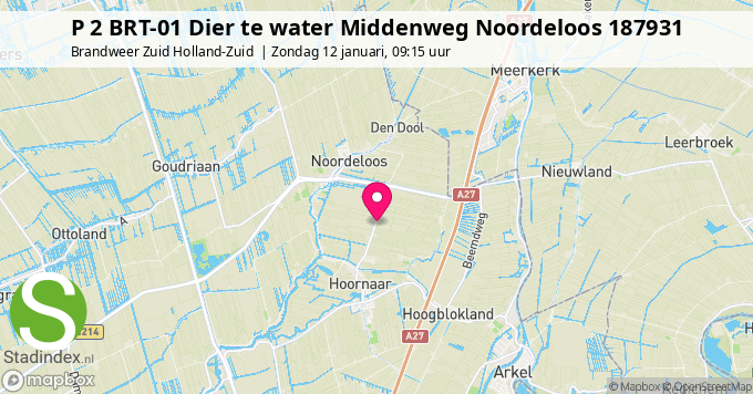 P 2 BRT-01 Dier te water Middenweg Noordeloos 187931