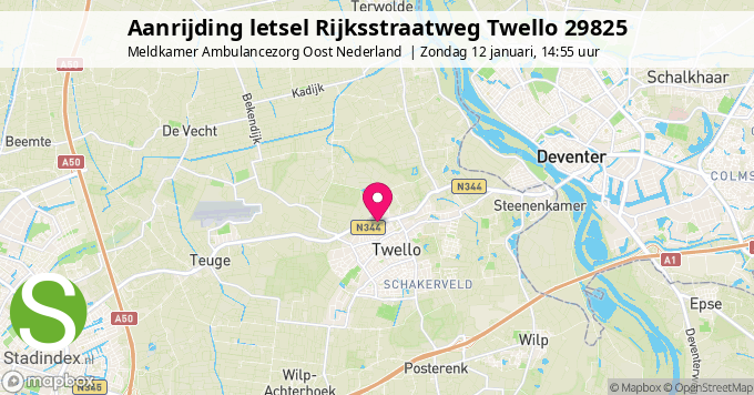 Aanrijding letsel Rijksstraatweg Twello 29825