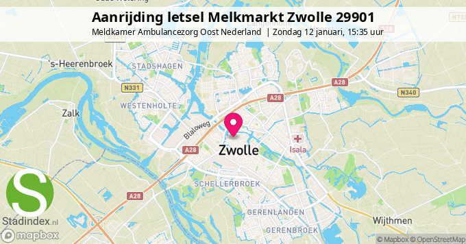 Aanrijding letsel Melkmarkt Zwolle 29901