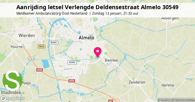 Aanrijding letsel Verlengde Deldensestraat Almelo 30549