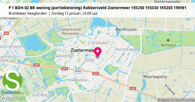 P 1 BDH-02 BR woning (portiekwoning) Rakkersveld Zoetermeer 155250 155330 155230 159591