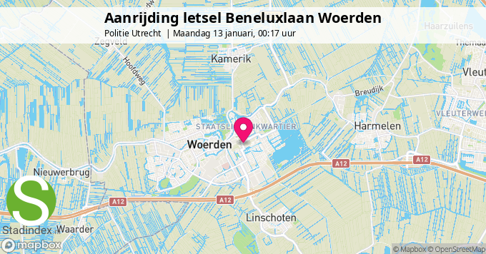 Aanrijding letsel Beneluxlaan Woerden