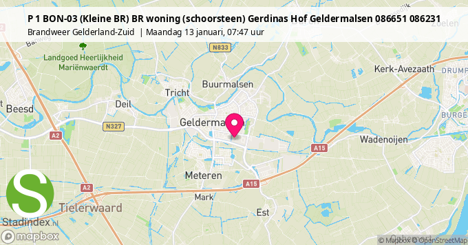 P 1 BON-03 (Kleine BR) BR woning (schoorsteen) Gerdinas Hof Geldermalsen 086651 086231