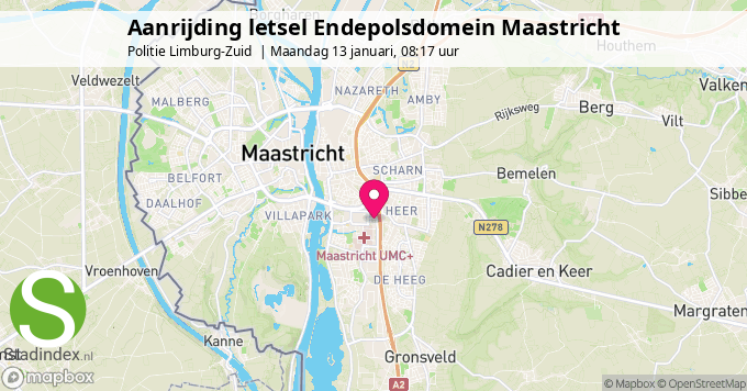 Aanrijding letsel Endepolsdomein Maastricht