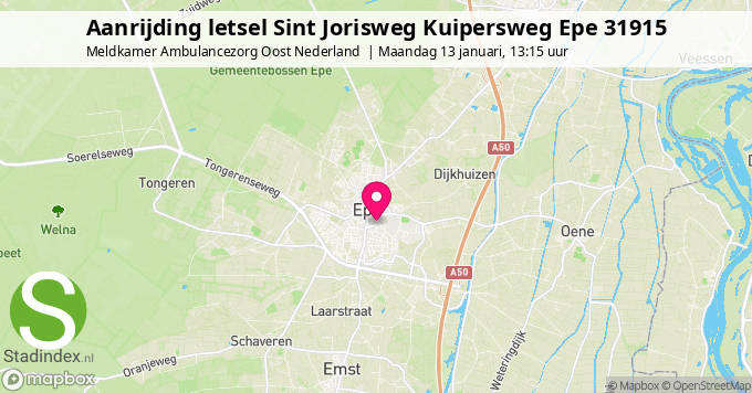 Aanrijding letsel Sint Jorisweg Kuipersweg Epe 31915