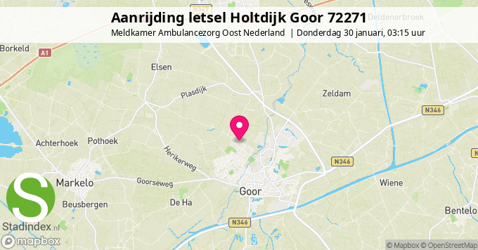 Aanrijding letsel Holtdijk Goor 72271