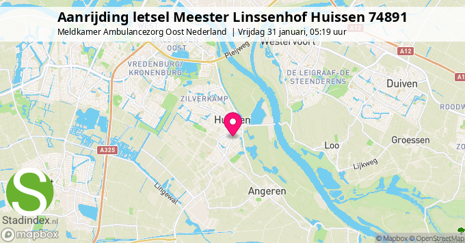 Aanrijding letsel Meester Linssenhof Huissen 74891