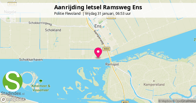 Aanrijding letsel Ramsweg Ens