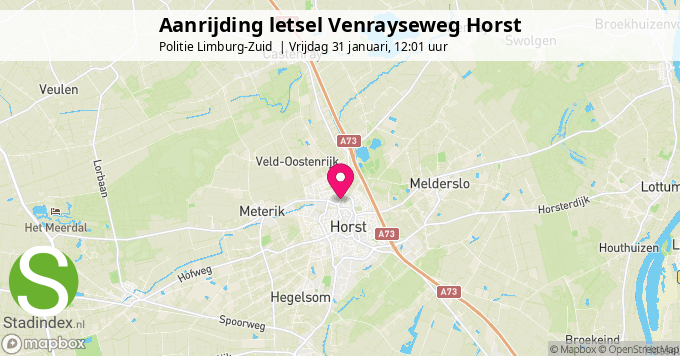 Aanrijding letsel Venrayseweg Horst