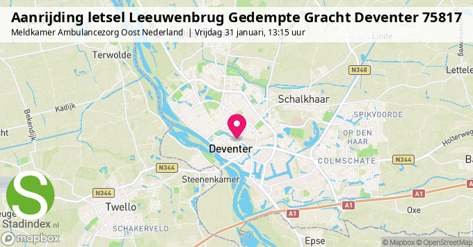 Aanrijding letsel Leeuwenbrug Gedempte Gracht Deventer 75817