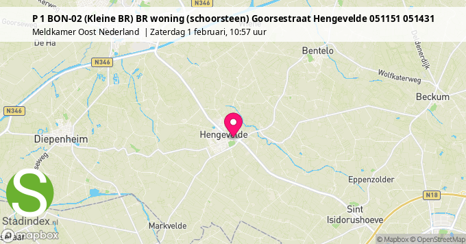 P 1 BON-02 (Kleine BR) BR woning (schoorsteen) Goorsestraat Hengevelde 051151 051431