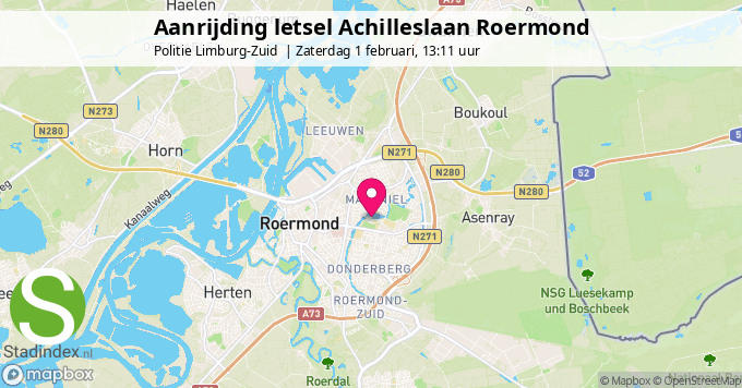 Aanrijding letsel Achilleslaan Roermond