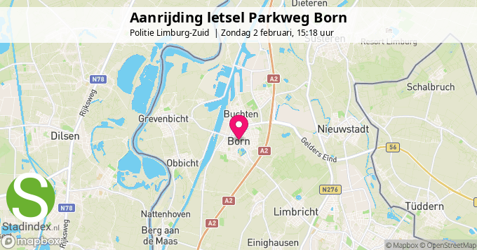 Aanrijding letsel Parkweg Born