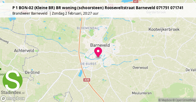 P 1 BON-02 (Kleine BR) BR woning (schoorsteen) Rooseveltstraat Barneveld 071751 071741