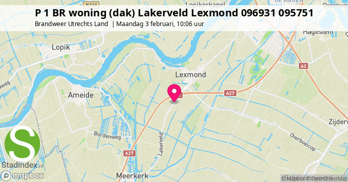 P 1 BR woning (dak) Lakerveld Lexmond 096931 095751