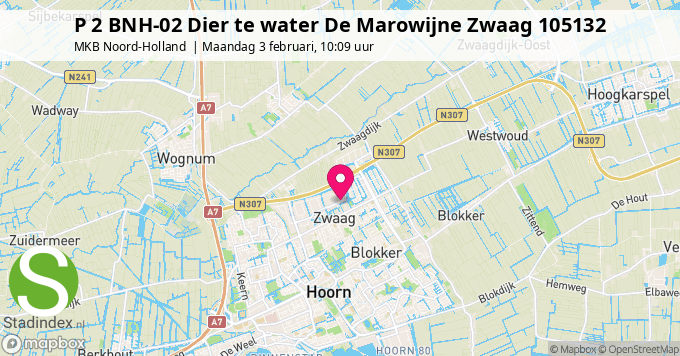 P 2 BNH-02 Dier te water De Marowijne Zwaag 105132