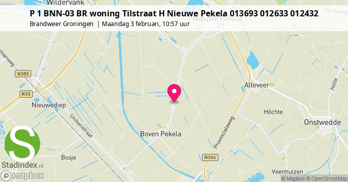 P 1 BNN-03 BR woning Tilstraat H Nieuwe Pekela 013693 012633 012432