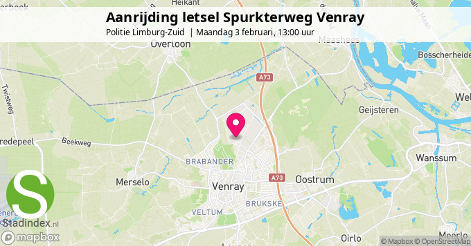 Aanrijding letsel Spurkterweg Venray