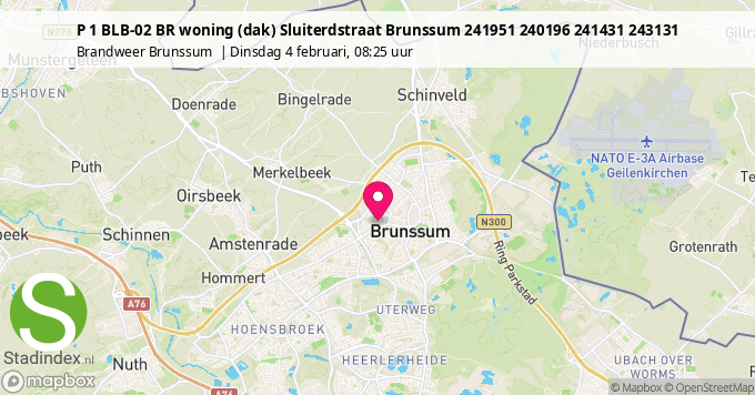 P 1 BLB-02 BR woning (dak) Sluiterdstraat Brunssum 241951 240196 241431 243131