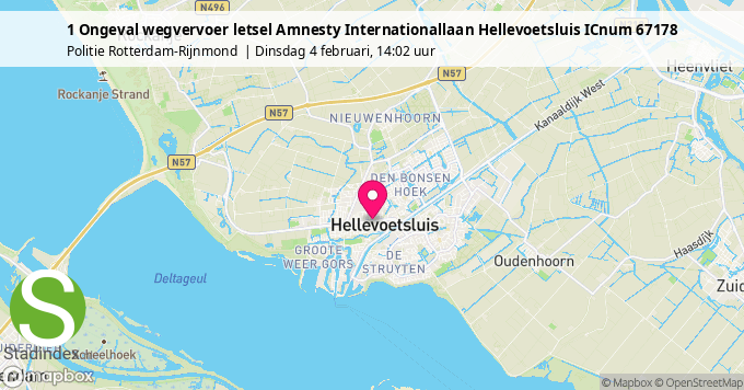 1 Ongeval wegvervoer letsel Amnesty Internationallaan Hellevoetsluis ICnum 67178