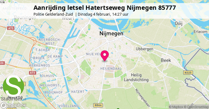 Aanrijding letsel Hatertseweg Nijmegen 85777