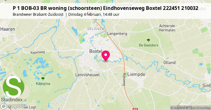 P 1 BOB-03 BR woning (schoorsteen) Eindhovenseweg Boxtel 222451 210032