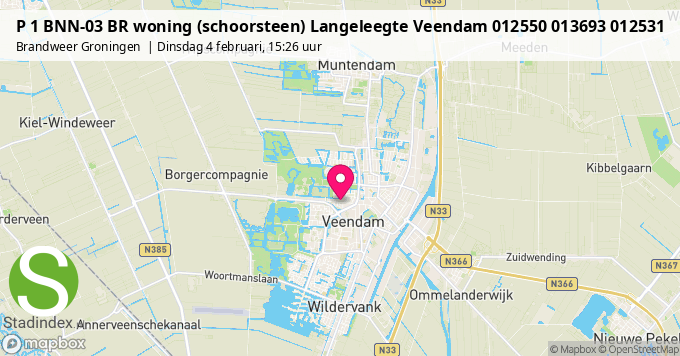 P 1 BNN-03 BR woning (schoorsteen) Langeleegte Veendam 012550 013693 012531