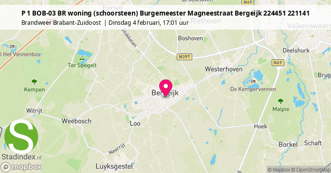 P 1 BOB-03 BR woning (schoorsteen) Burgemeester Magneestraat Bergeijk 224451 221141