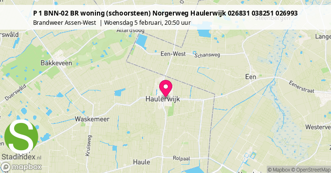 P 1 BNN-02 BR woning (schoorsteen) Norgerweg Haulerwijk 026831 038251 026993