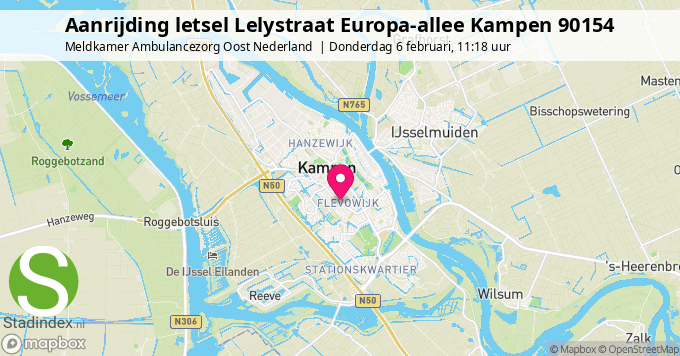 Aanrijding letsel Lelystraat Europa-allee Kampen 90154