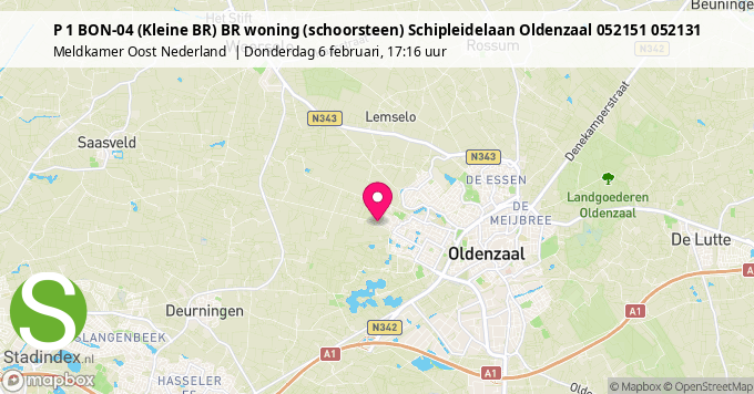 P 1 BON-04 (Kleine BR) BR woning (schoorsteen) Schipleidelaan Oldenzaal 052151 052131