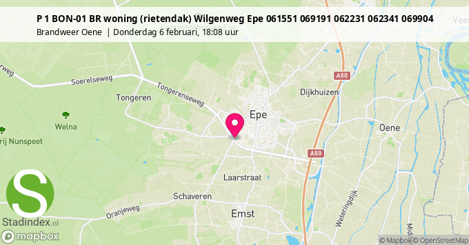 P 1 BON-01 BR woning (rietendak) Wilgenweg Epe 061551 069191 062231 062341 069904