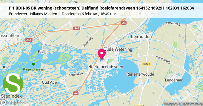 P 1 BDH-05 BR woning (schoorsteen) Delfland Roelofarendsveen 164152 169291 162031 162034