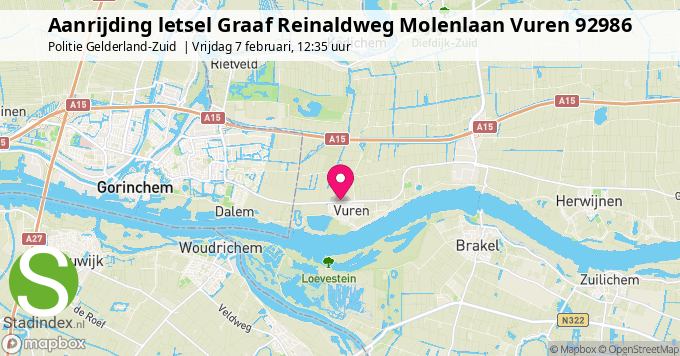 Aanrijding letsel Graaf Reinaldweg Molenlaan Vuren 92986