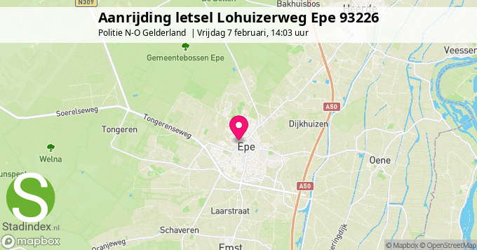 Aanrijding letsel Lohuizerweg Epe 93226