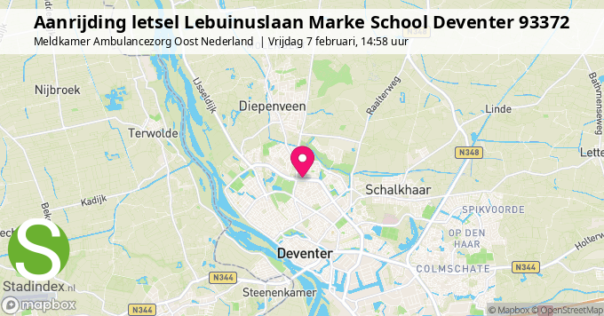 Aanrijding letsel Lebuinuslaan Marke School Deventer 93372