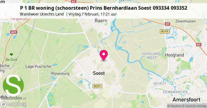 P 1 BR woning (schoorsteen) Prins Bernhardlaan Soest 093334 093352