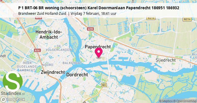 P 1 BRT-06 BR woning (schoorsteen) Karel Doormanlaan Papendrecht 186951 186932