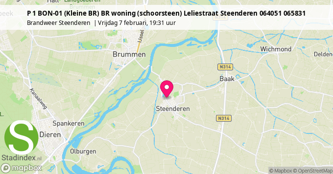 P 1 BON-01 (Kleine BR) BR woning (schoorsteen) Leliestraat Steenderen 064051 065831