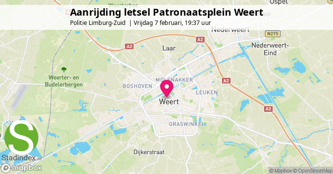 Aanrijding letsel Patronaatsplein Weert